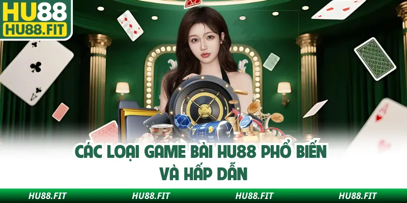 Các loại game bài Hu88 phổ biến và hấp dẫn