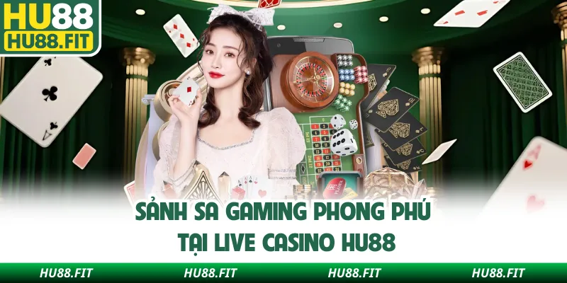 Sảnh SA Gaming phong phú tại live casino Hu88